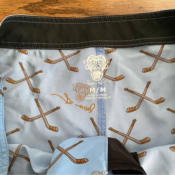 Monkey Sports by Pepper Foster Unlined Shorts Hockey‎ Men’s M - Picture 2 of 7